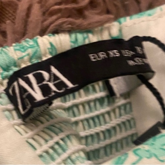 🚫SOLD🚫NWT ZARA poplin corset top sz XS - Picture 12 of 16